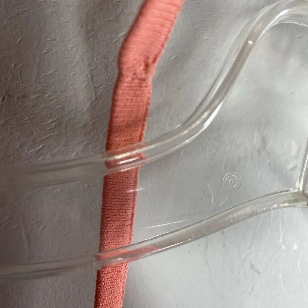 GAUGE81 Moura Plunge Top Women Small Ribbed Knit Halter Orange Viscose Blend - Picture 12 of 15